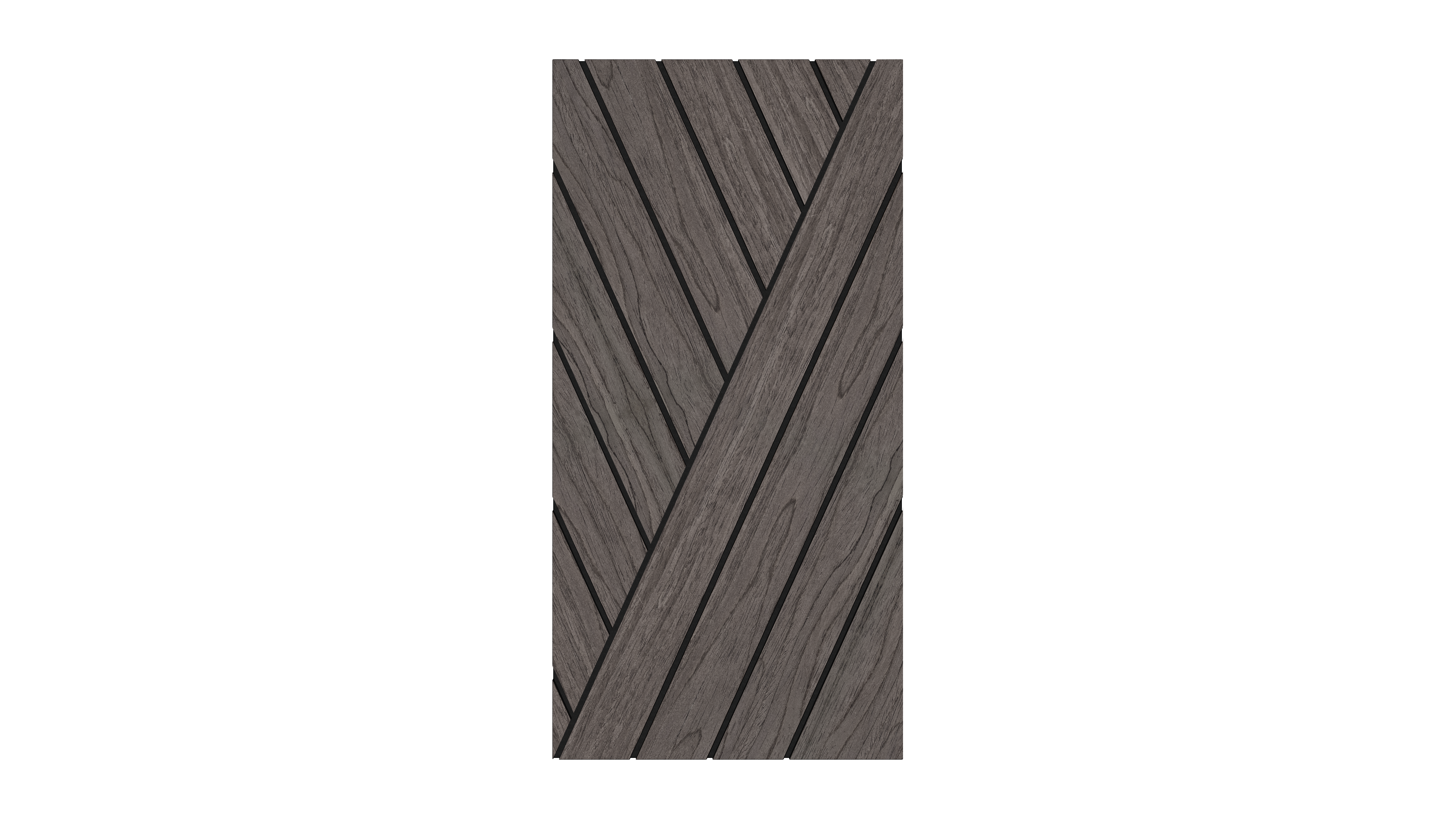Akustikpaneele 3D Diamond Ebony 120x60 cm