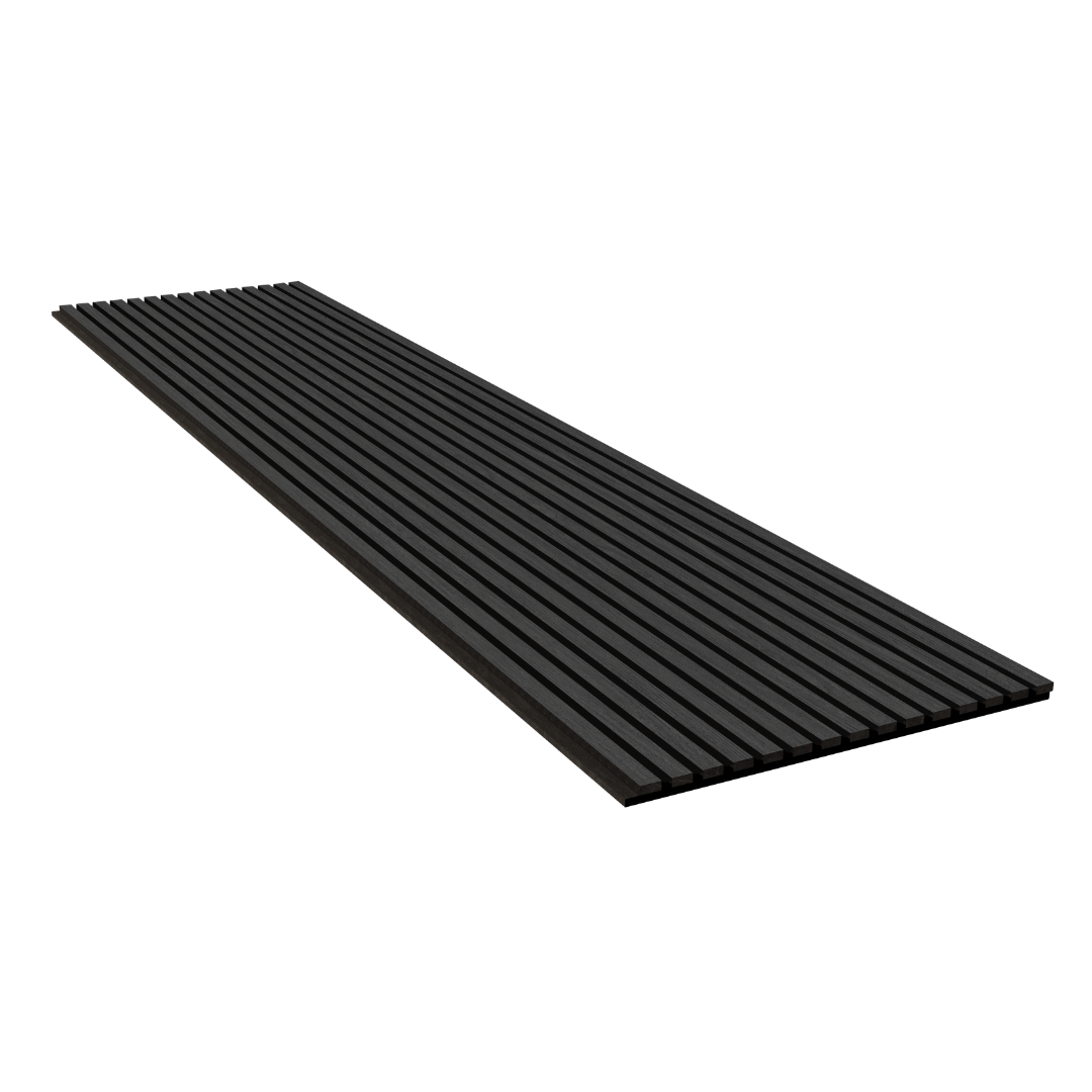 Akustikpaneele Holz Eiche schwarz 240x60 cm