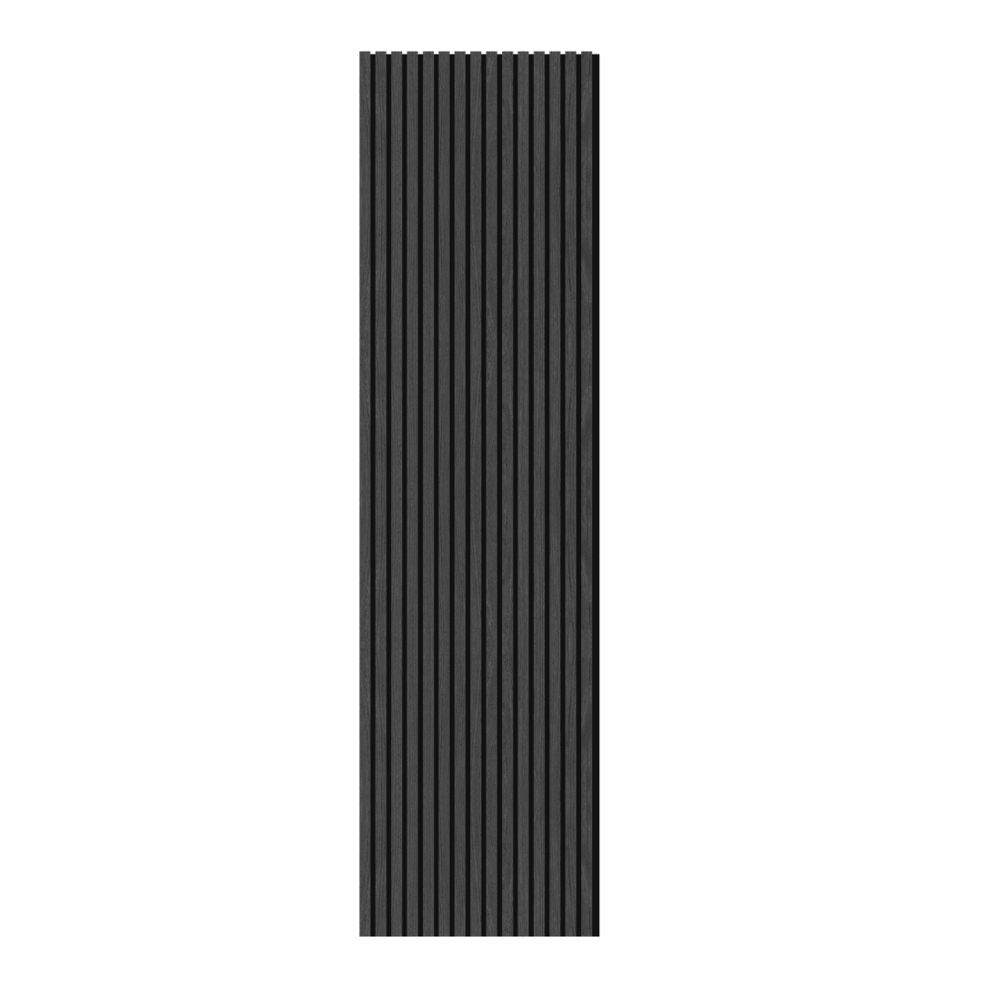 Akustikpaneele Holz Eiche schwarz 240x60 cm