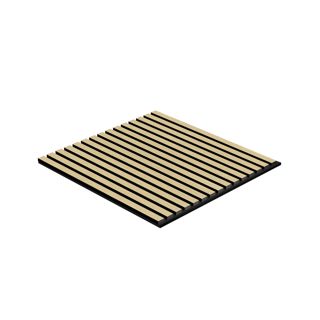 Akustikpaneele Holz Eiche hell 60x60 cm