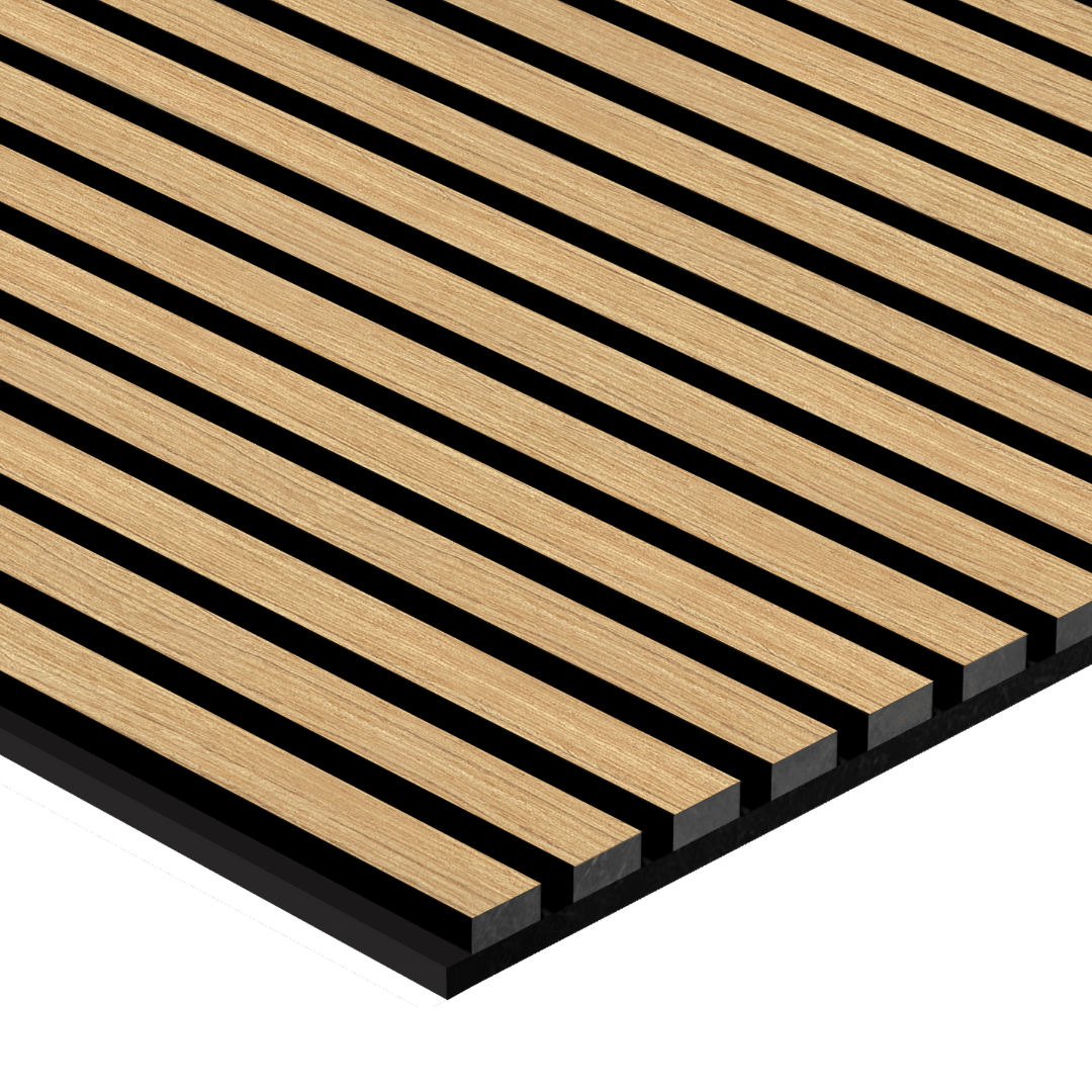 Akustikpaneele Holz Eiche geölt 240x60 cm