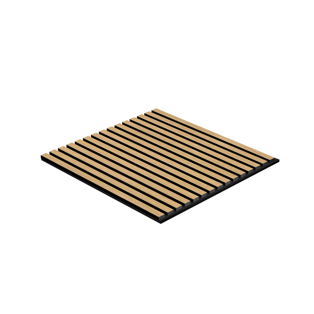 Akustikpaneele Holz Eiche geölt 60x60 cm