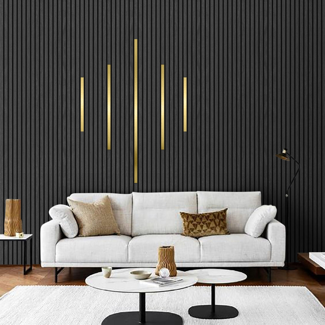 Designleiste Akustikpaneele Gold