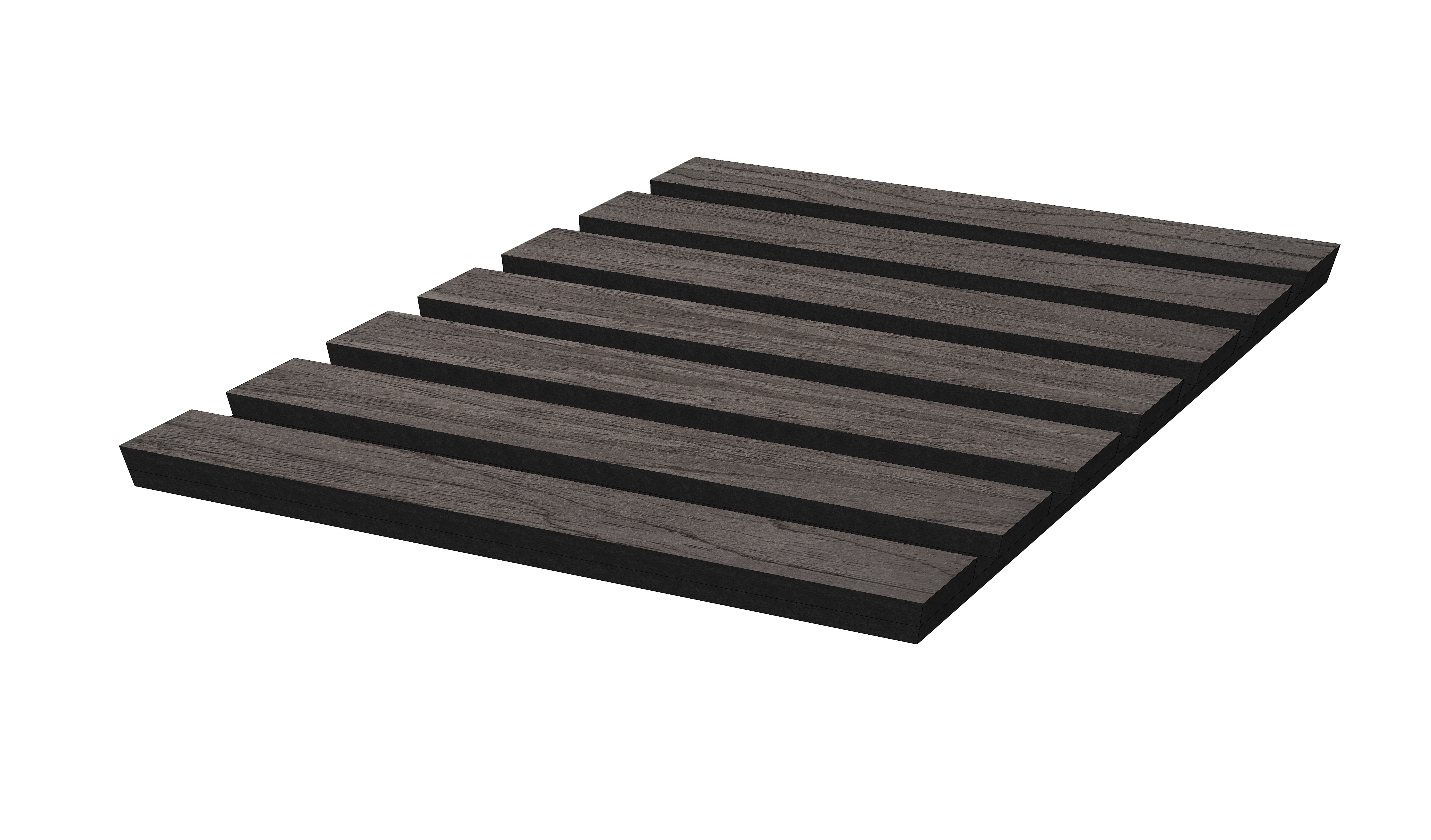 Akustikpaneele Diamond Ebony 30.7x26.6 cm