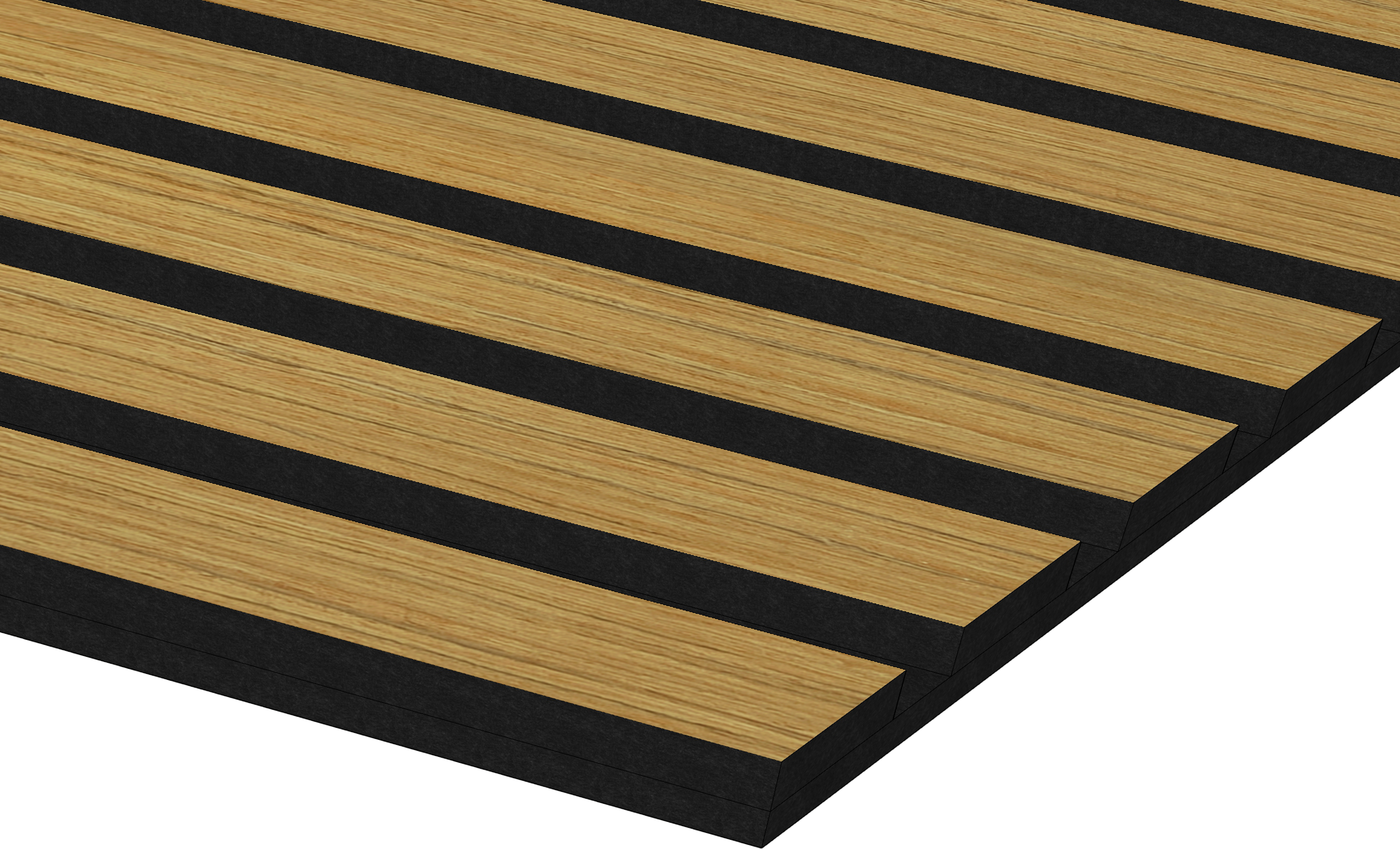 Akustikpaneele Diamond Teak 30.7x26.6 cm