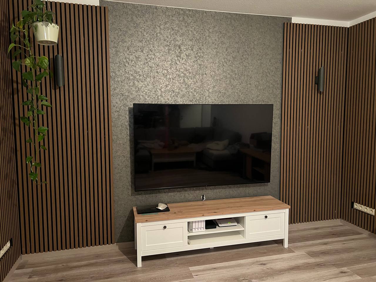 Akustikpaneele Holz Eiche geölt 240x60 cm