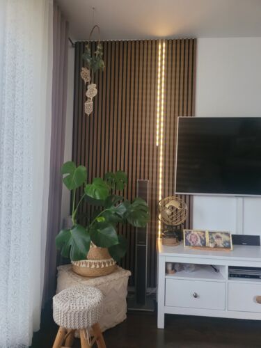 Akustikpaneele Holz Eiche geölt 240x60 cm