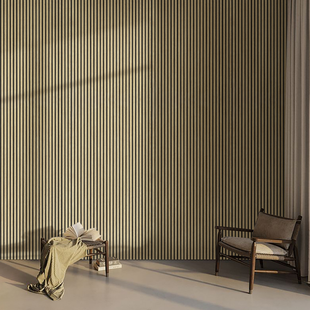 Akustikpaneel 240 x 60 cm, schallabsorbierend und ideal zur Verbesserung der Akustik
