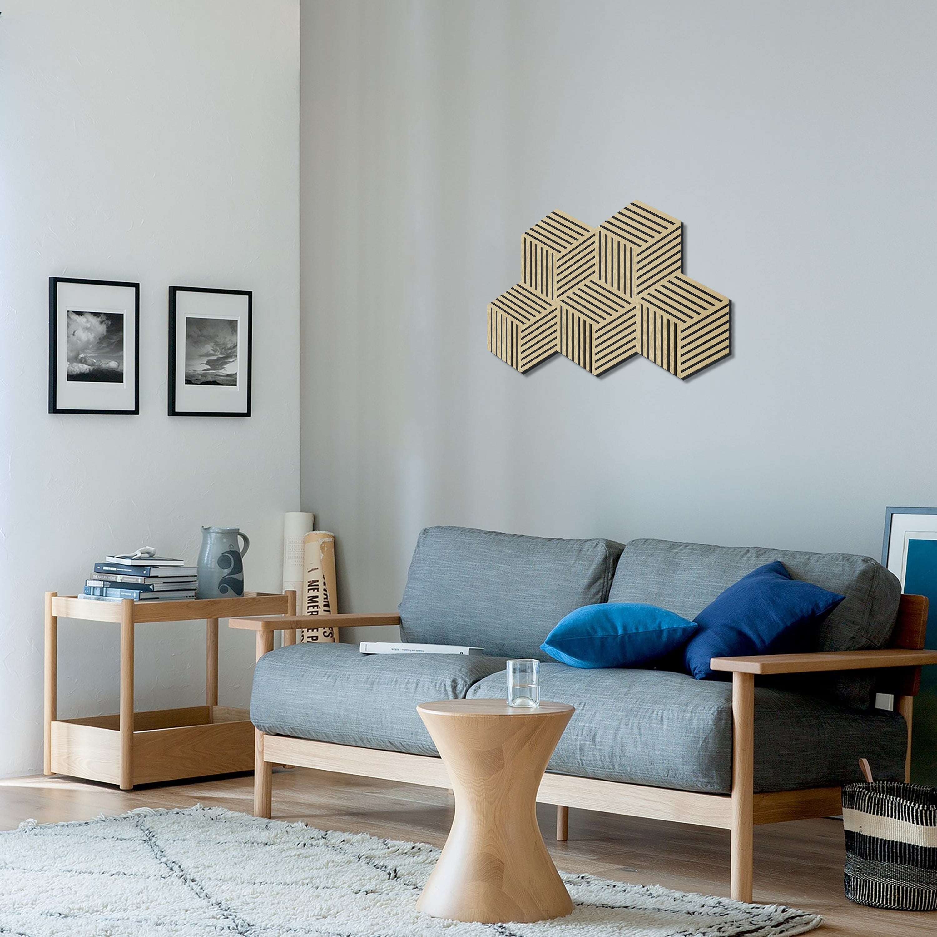 Akustikpaneele Diamond Light Oak 30.7x26.6 cm