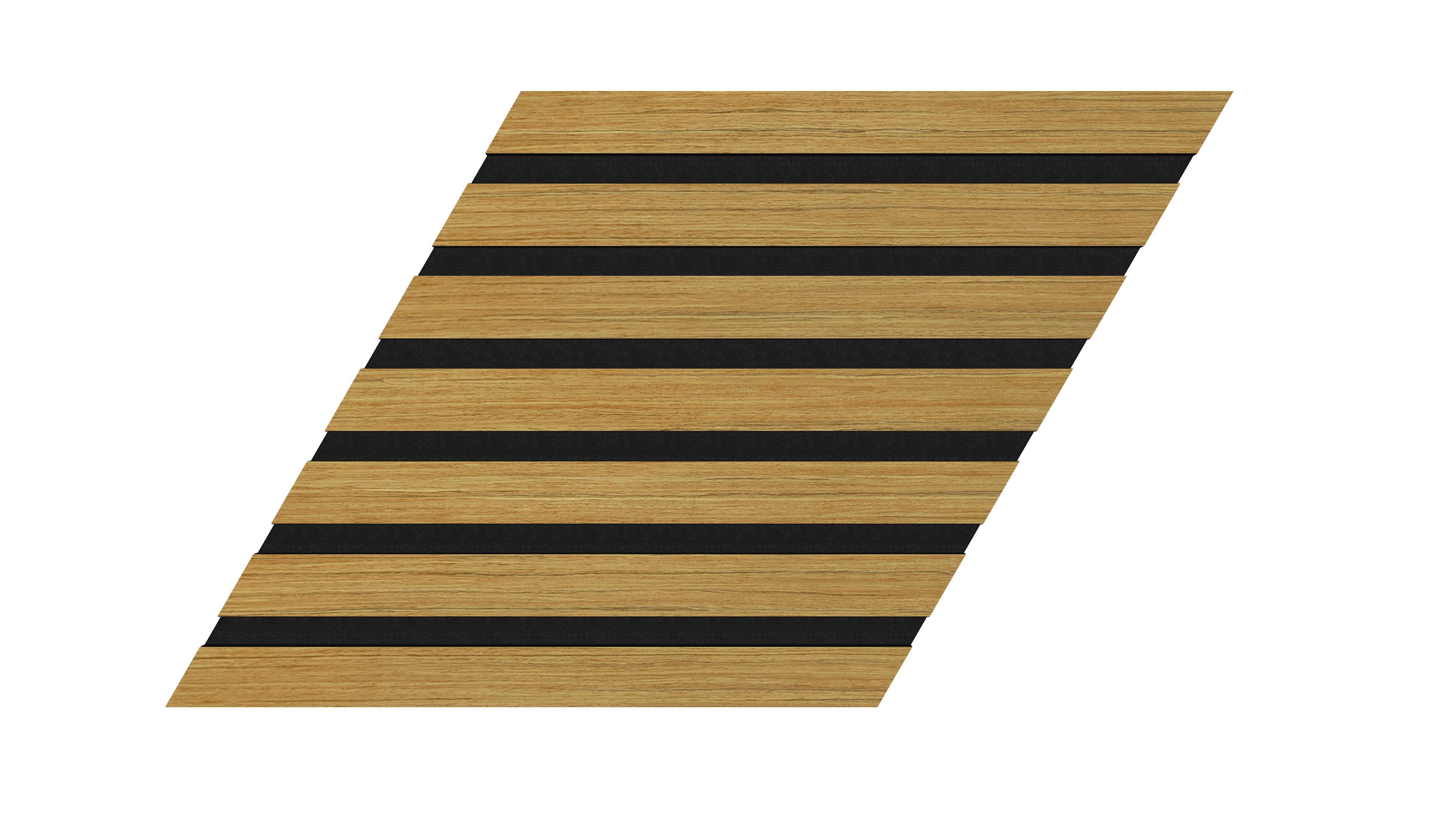 Akustikpaneele Diamond Teak 30.7x26.6 cm
